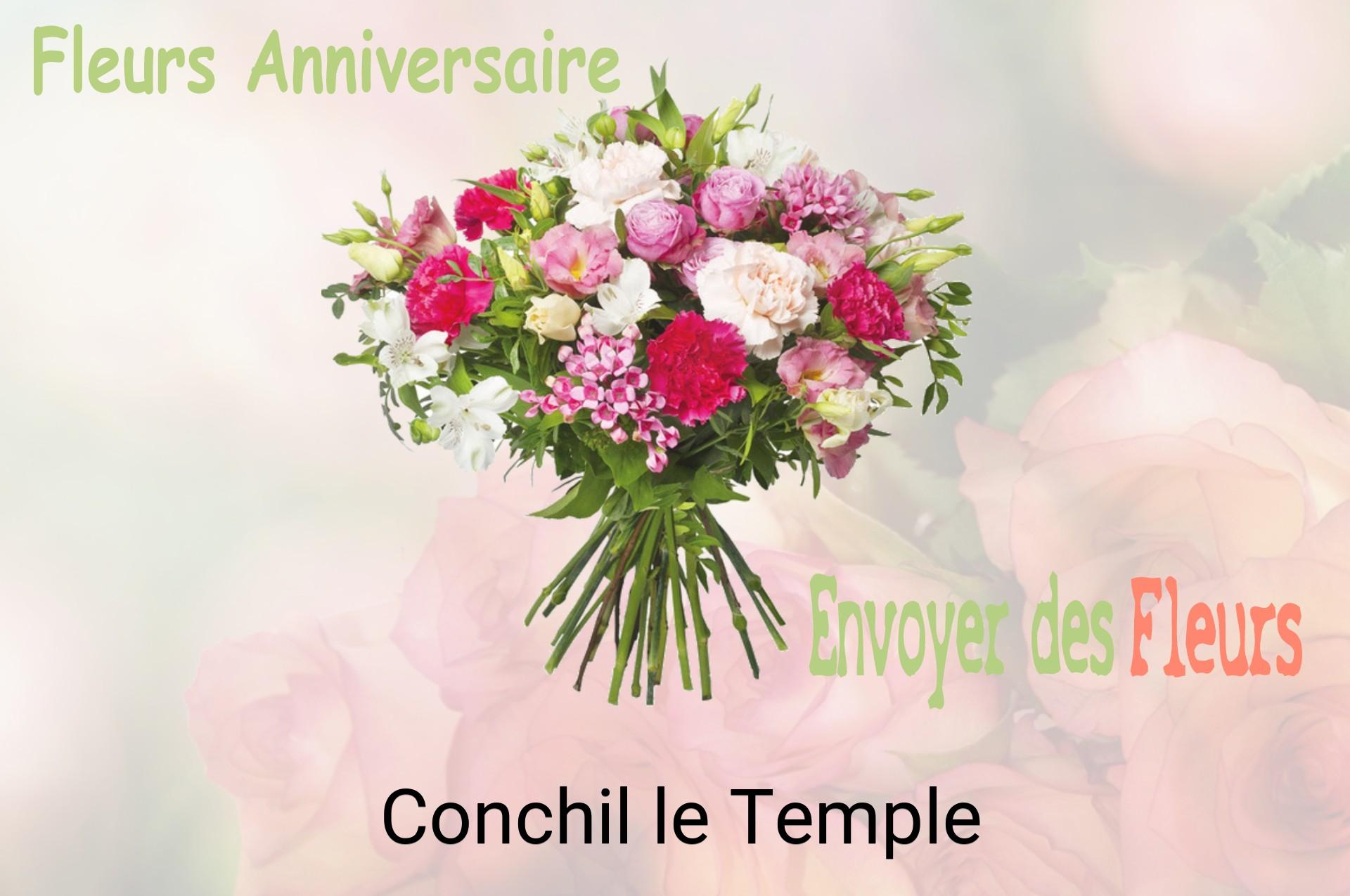 Bouquet de fleurs d’anniversaire livré à Conchil-le-Temple