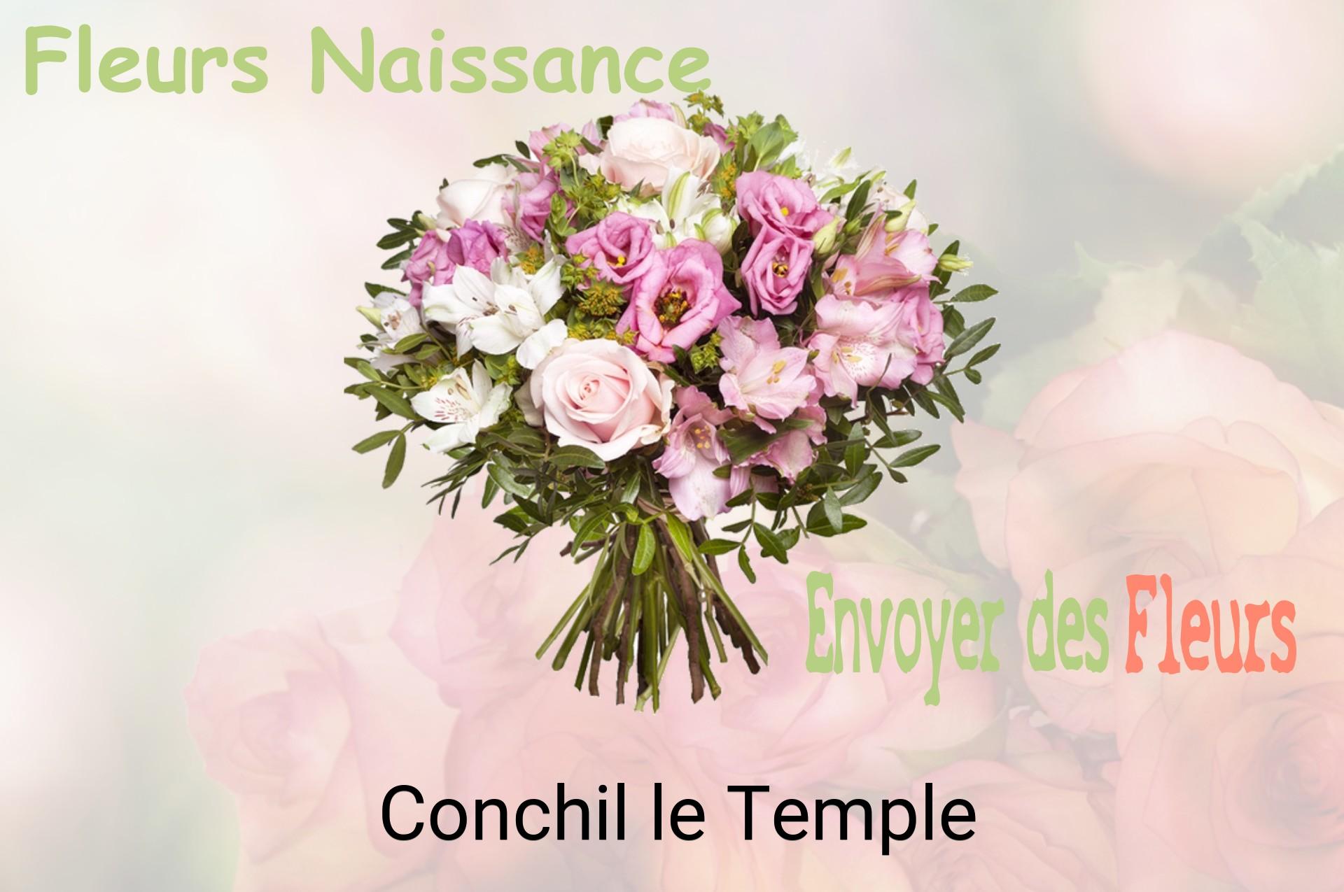Bouquet de fleurs de naissance livré à Conchil-le-Temple